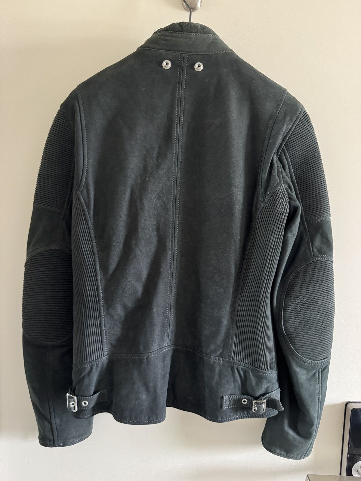 Diesel L-Mackson Black / Grey Leather Biker Jacket medium Size US M / EU 48-50 / 2 - 4 Thumbnail