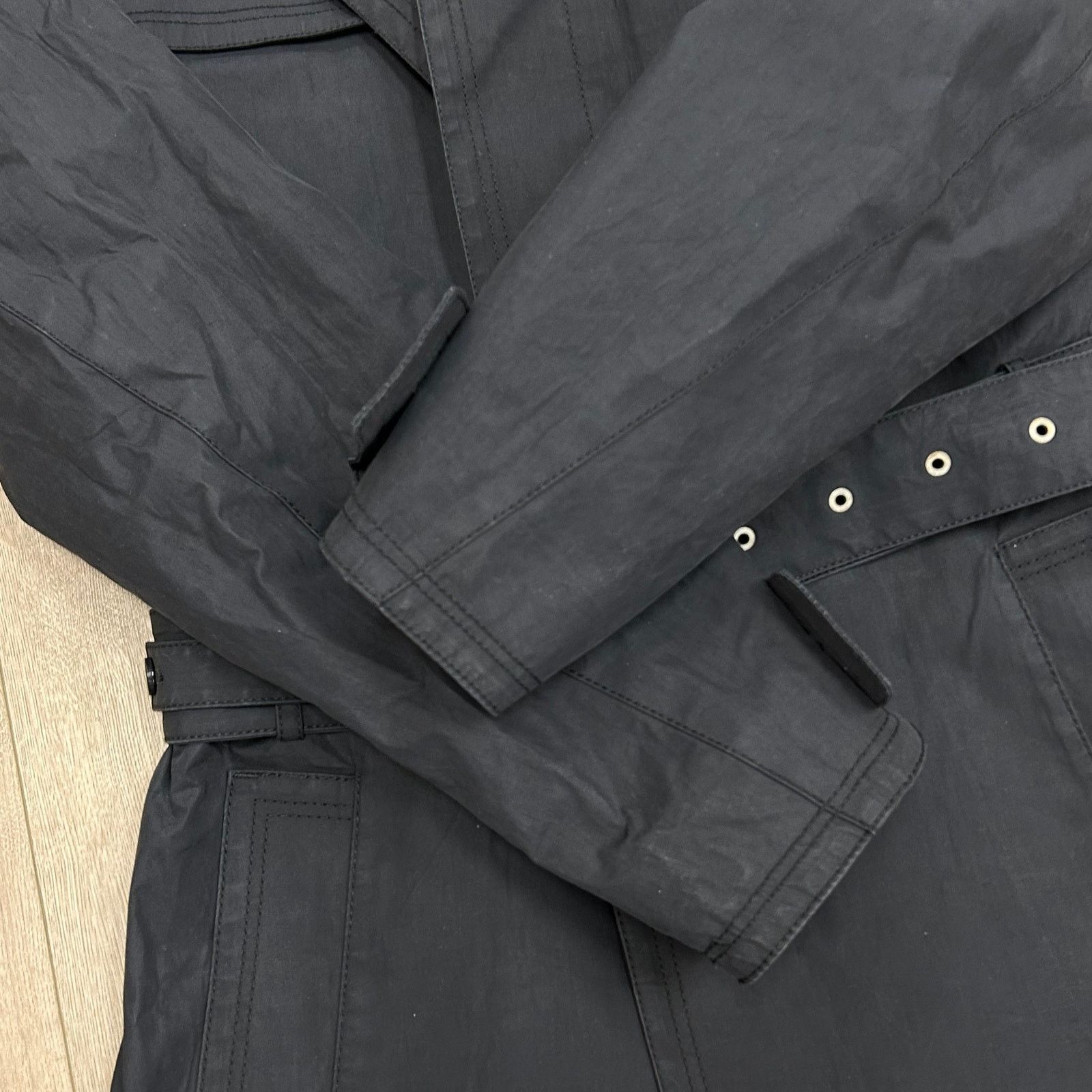Gucci Gucci Navy Hooded Trench Coat Jacket size 50 B5 Size US M / EU 48-50 / 2 - 4 Thumbnail
