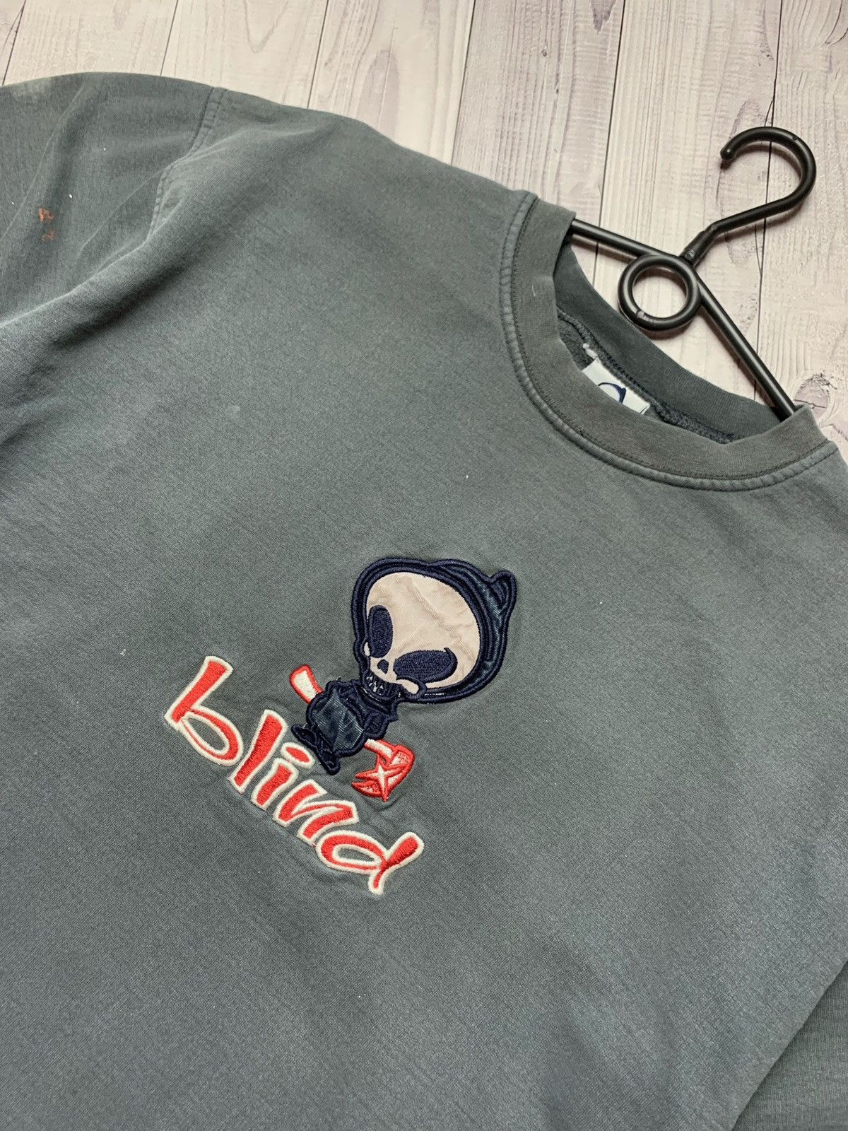 Japanese Brand × Vintage Blind vintage rare sweatshirt aliens Size M Size US M / EU 48-50 / 2 - 3 Thumbnail