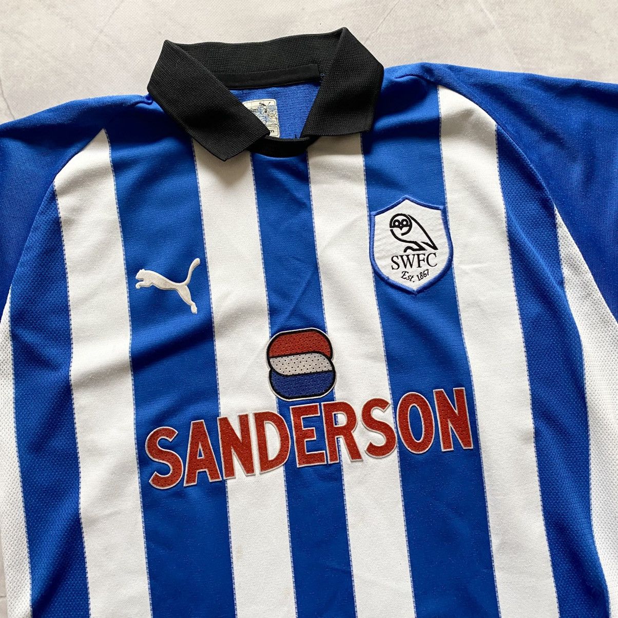 Vintage 1999/00 Puma Sheffield Wednesday Soccer Jersey Y2K Home Size US L / EU 52-54 / 3 - 3 Thumbnail