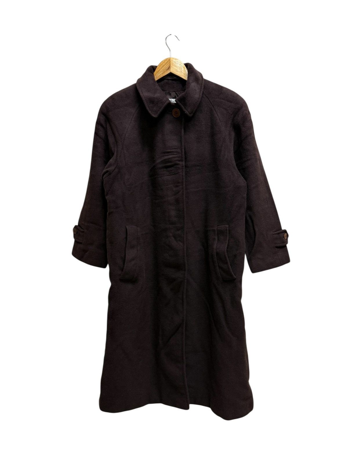 Aquascutum Aquascutum Made In England Wool Long Coat Jacket Brown Size US M / EU 48-50 / 2 - 1 Thumbnail