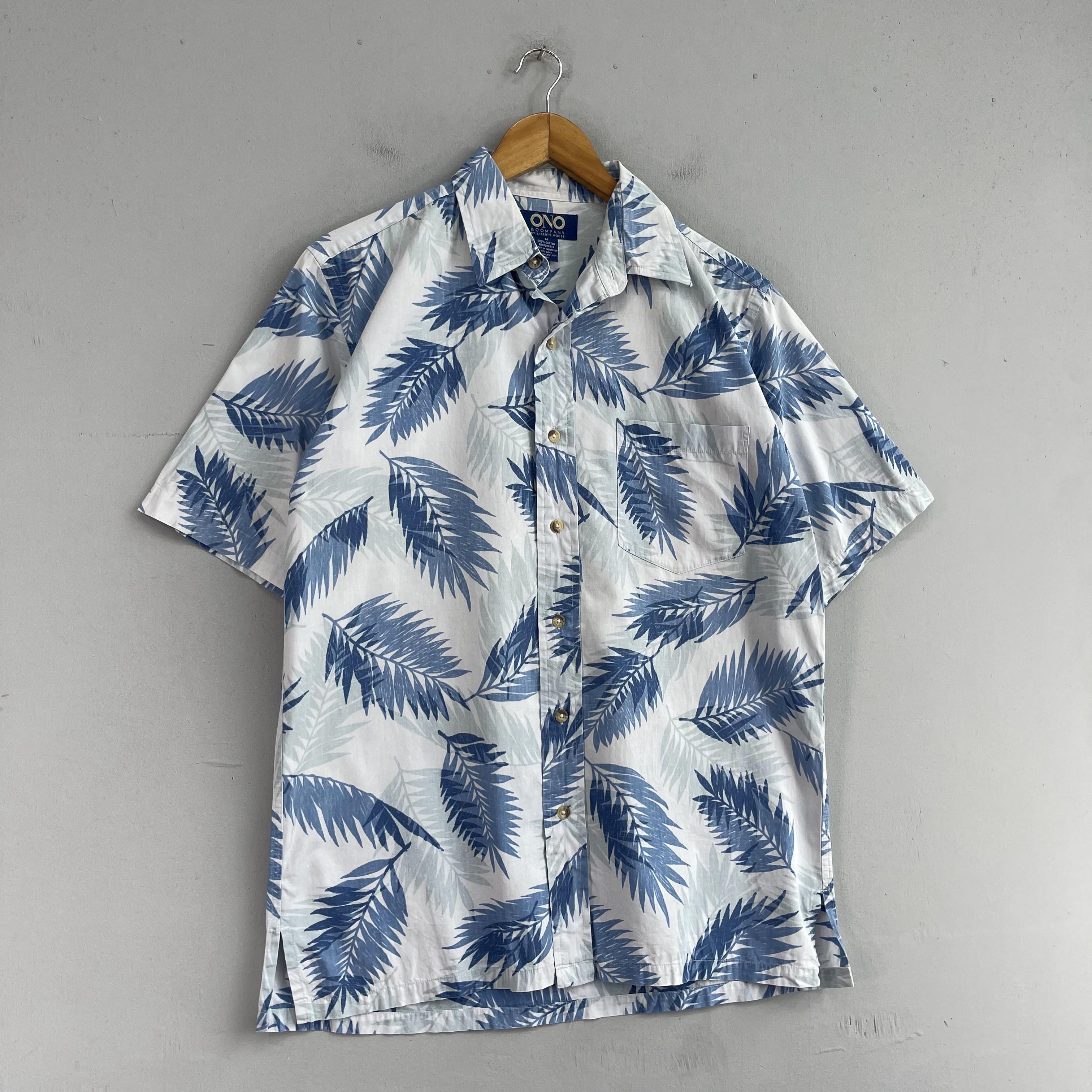 Japanese Brand × Vintage Vintage ONO Coconut Tree Leaves Motive Hawaii Shirt Size US M / EU 48-50 / 2 - 3 Thumbnail