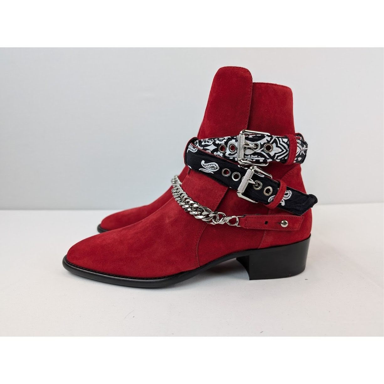 Amiri o1rshd1 Q:2 / Bandana Boots in Merlot Size US 9 / EU 42 - 9 Thumbnail