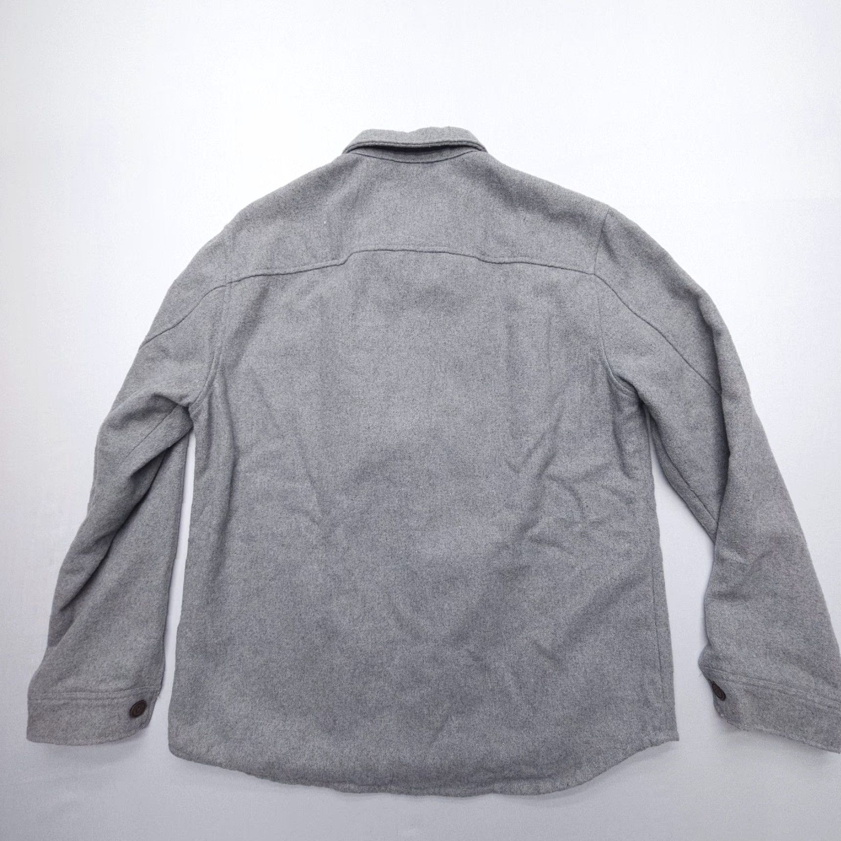 Vintage The Normal Brand Senior Wool Blend Shirt Jac Mens Large Gray Lined Shacket Size US L / EU 52-54 / 3 - 2 Thumbnail