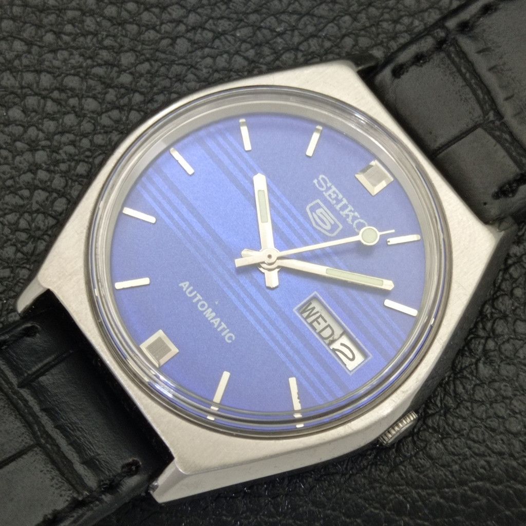 Seiko SEIKO 5 AUTOMATIC VINTAGE 6319A JAPAN MENS WATCH a701209 Size 36 - 6 Thumbnail