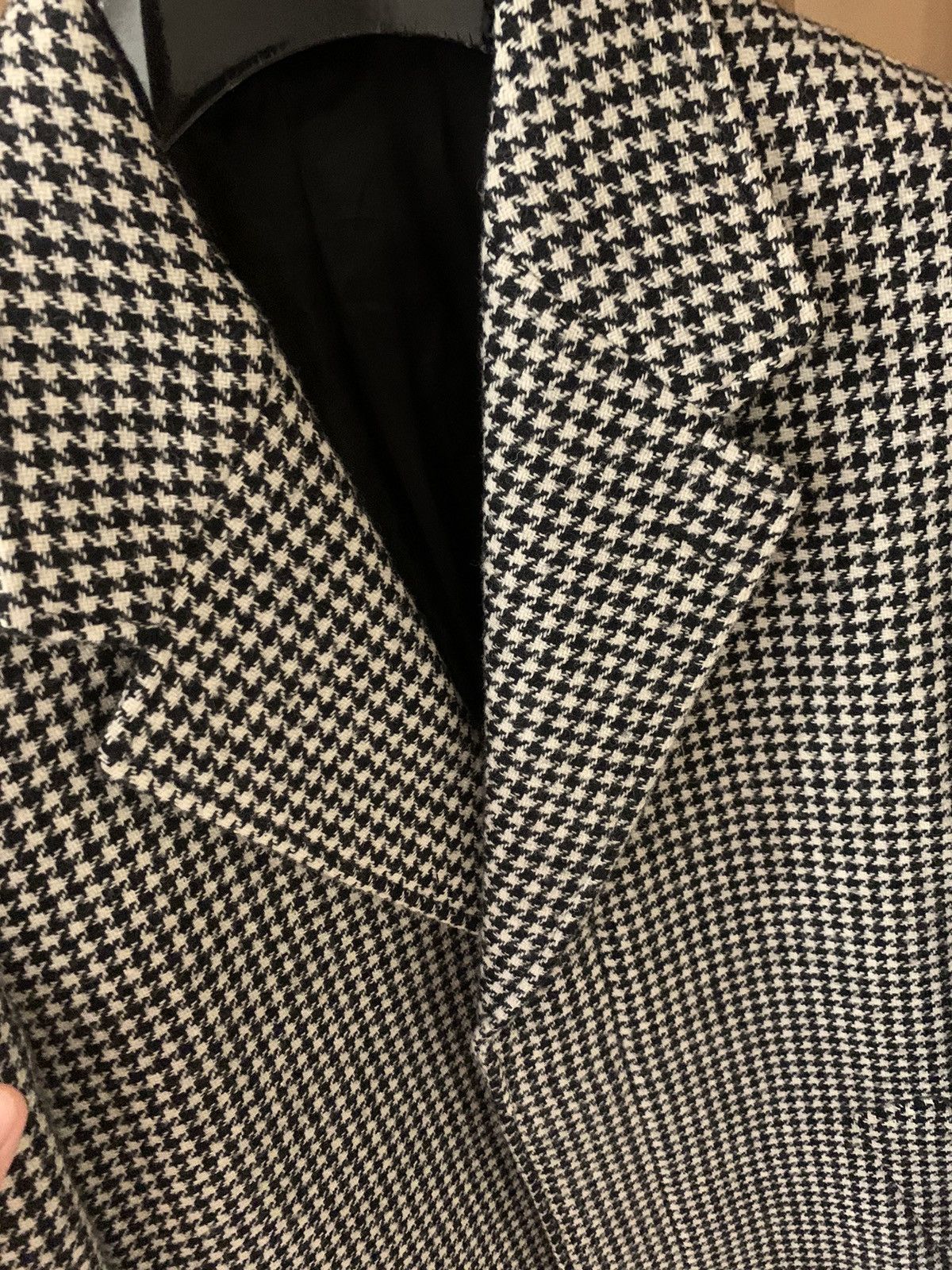 Celine Celine 2019FW Houndstooth Wool coat Size US M / EU 48-50 / 2 - 2 Thumbnail