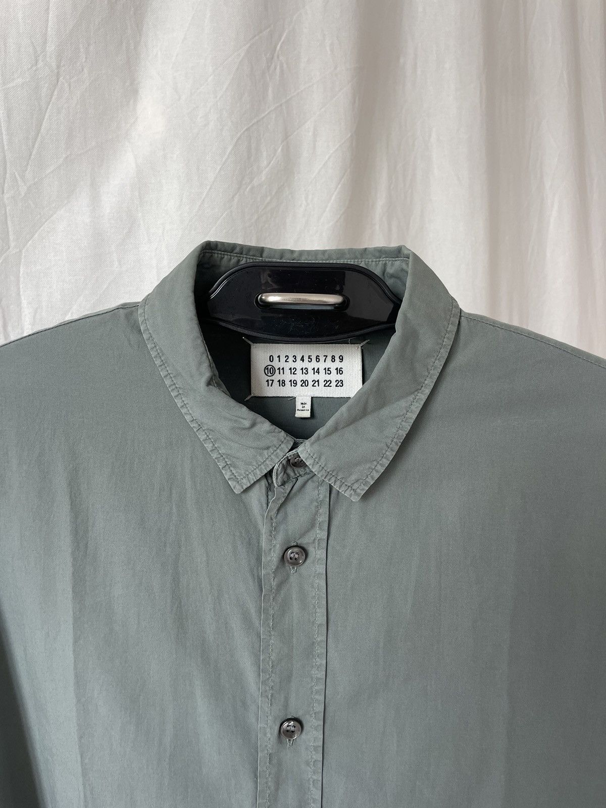 Maison Margiela Martin Margiela Vintage Bottle Green Cotton Shirt 50 size Size US M / EU 48-50 / 2 - 3 Thumbnail