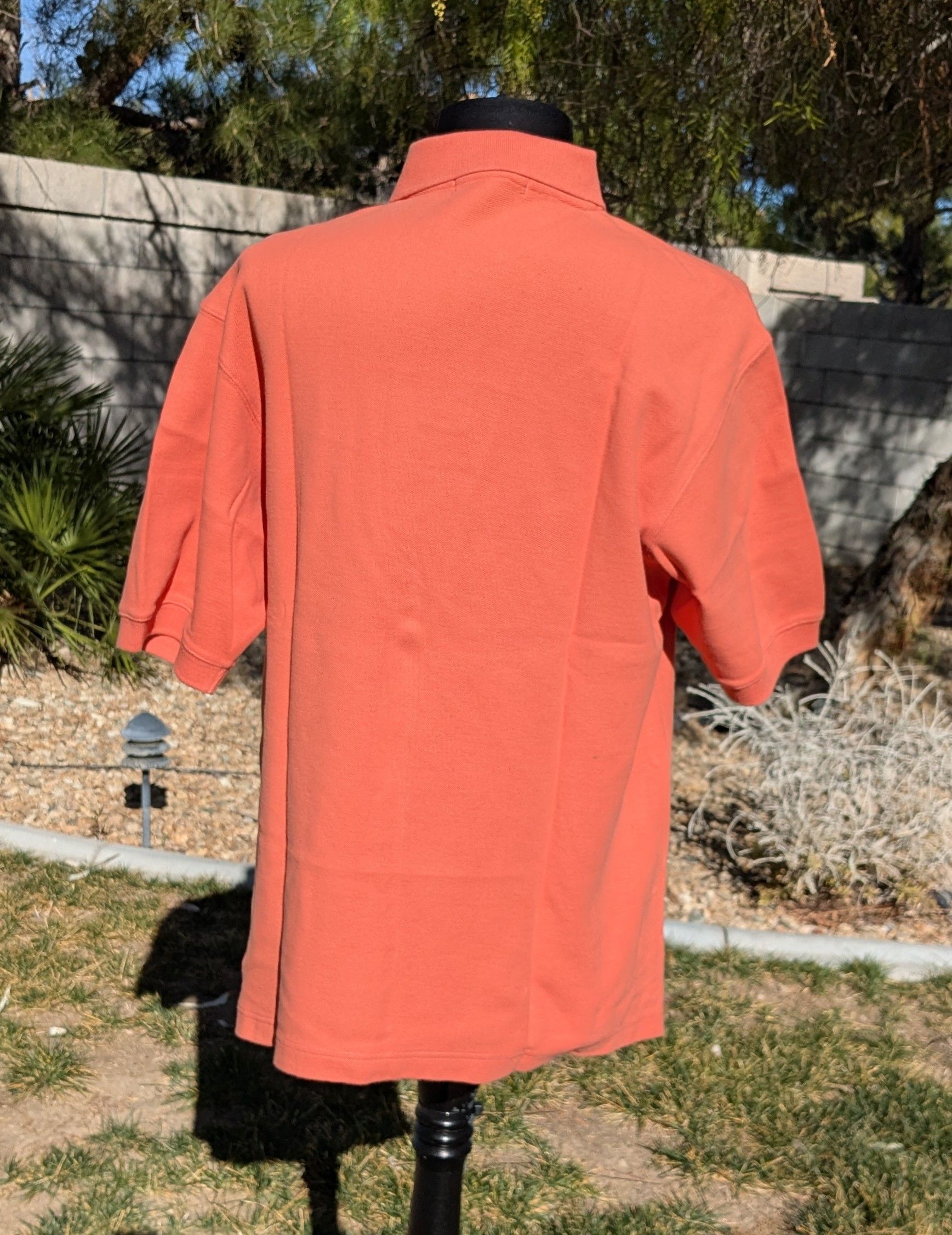 Other VTG Geoffrey Beene Tangerine Orange Short Sleeve Polo Shirt Size US M / EU 48-50 / 2 - 4 Thumbnail
