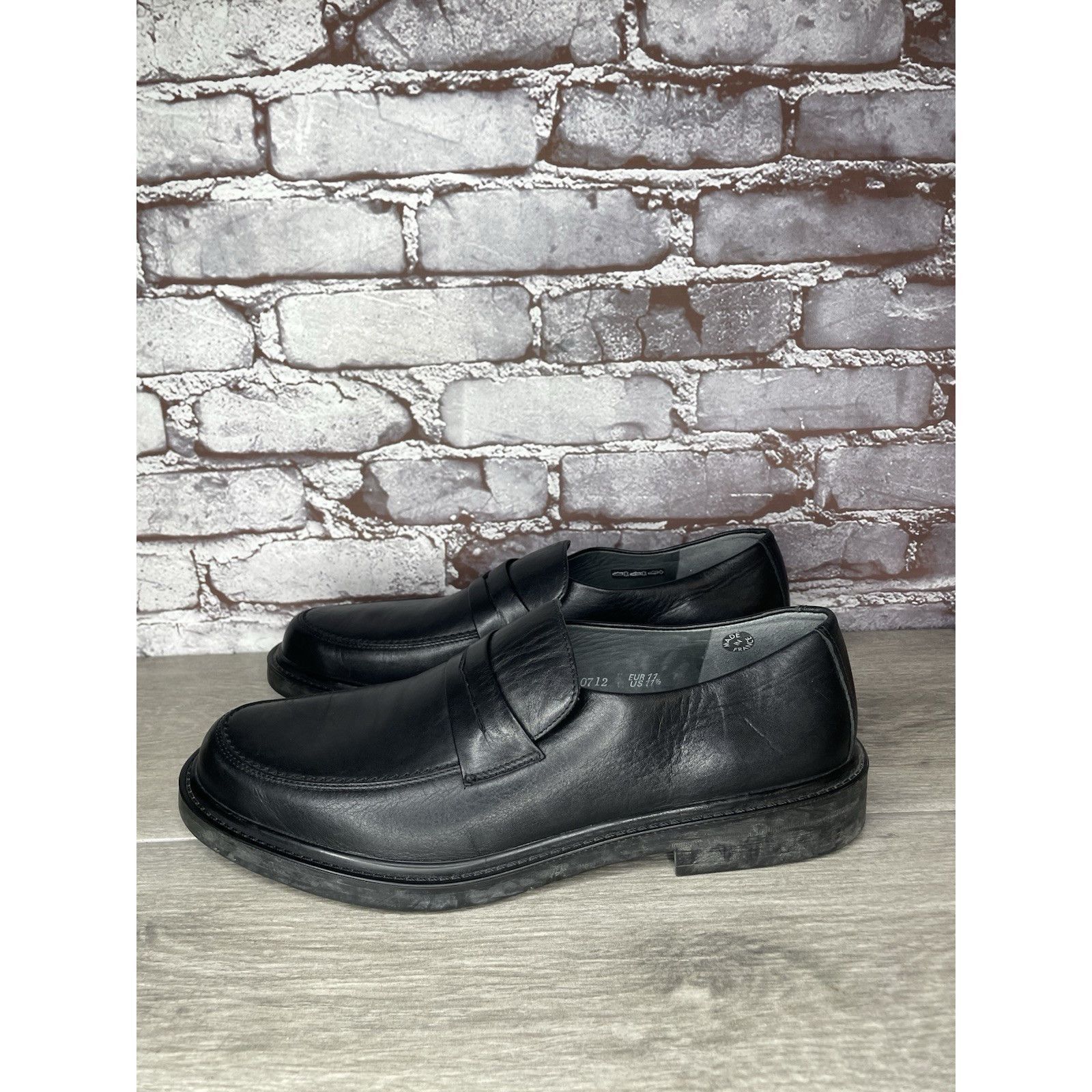 Mephisto Mephisto Black Leather Penny Loafers Slip on Comfort Shoes M Size US 11.5 / EU 44-45 - 22 Thumbnail