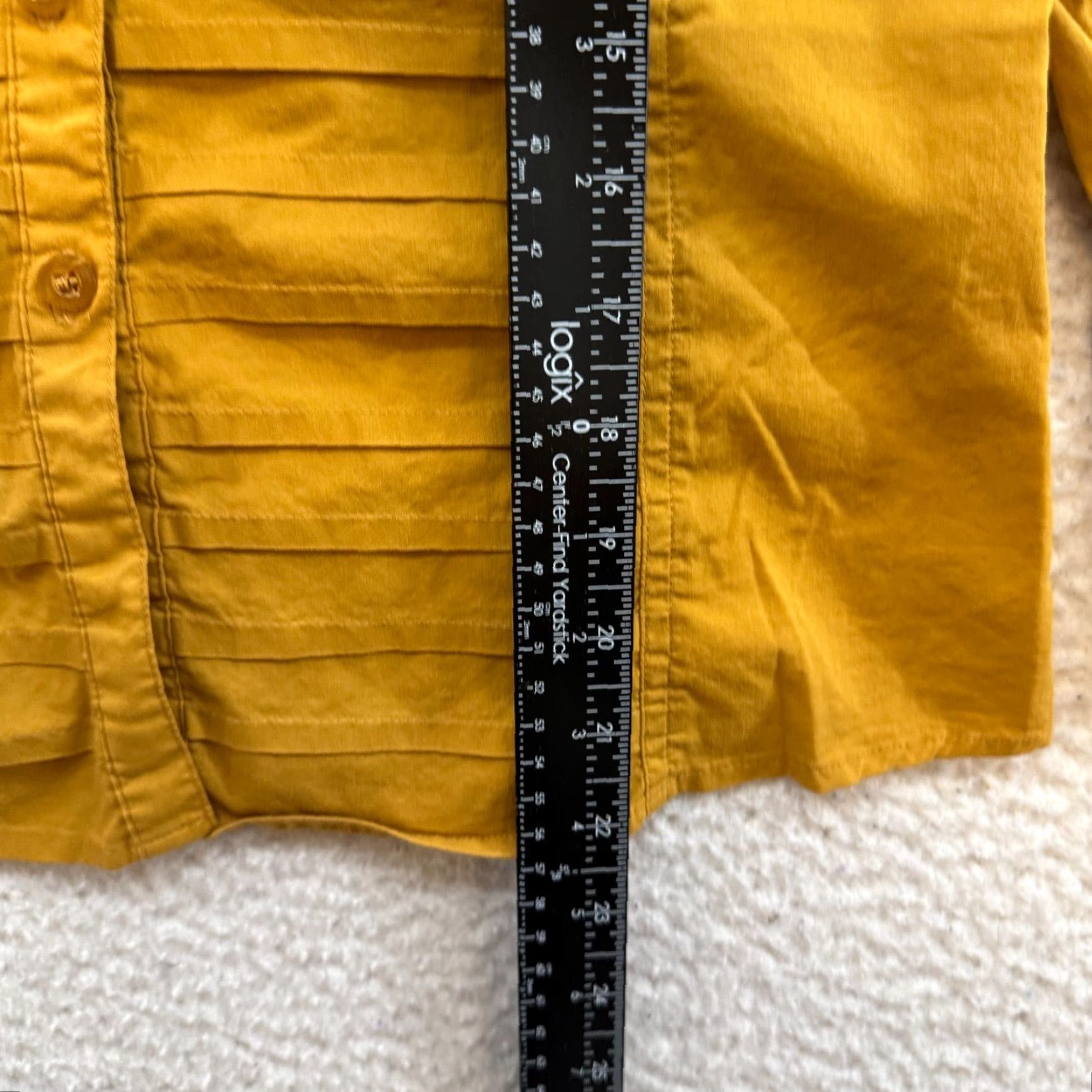 Vintage Vintage Y2K Antilia Femme Shirt Blouse Medium Yellow Tan User: Vintage Y2K Antilia Femme Shirt Blouse Medium Yellow Tan Size M / US 6-8 / IT 42-44 - 6 Thumbnail