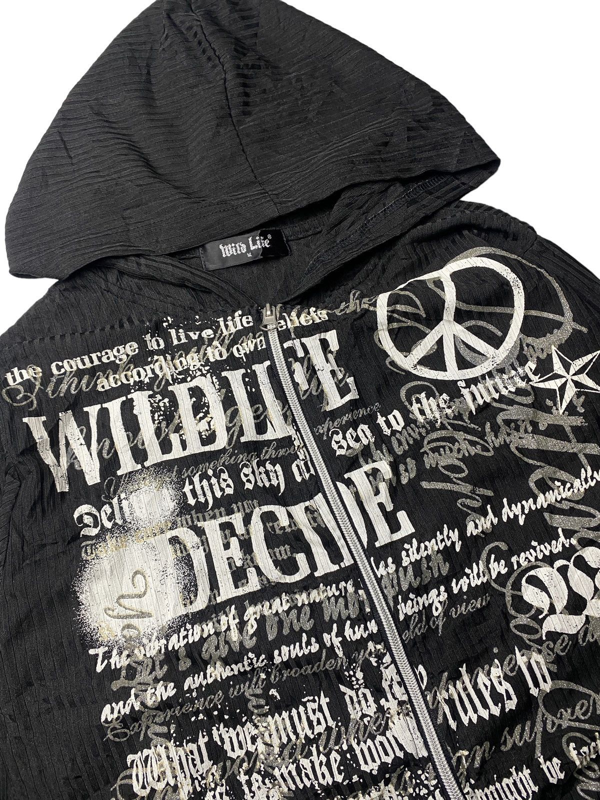 If Six Was Nine × Japanese Brand × Le Grande Bleu (L.G.B.) 2000's Wild Life Poem Tribal Cross Hoodie Size US M / EU 48-50 / 2 - 3 Thumbnail