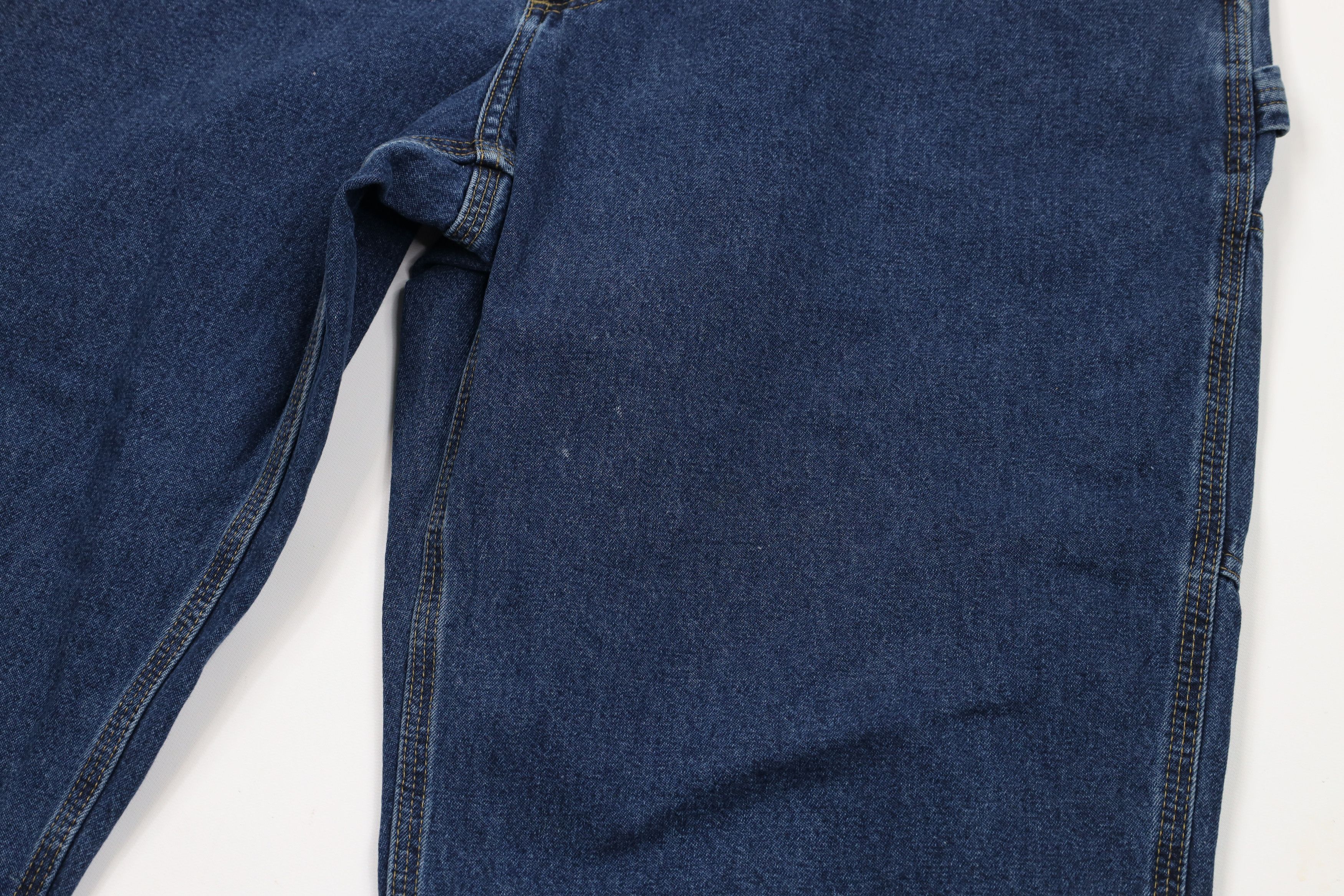 Carhartt × Vintage Vintage Carhartt Spell Out Wide Leg Dungaree Denim Jeans Size US 40 / EU 56 - 5 Thumbnail