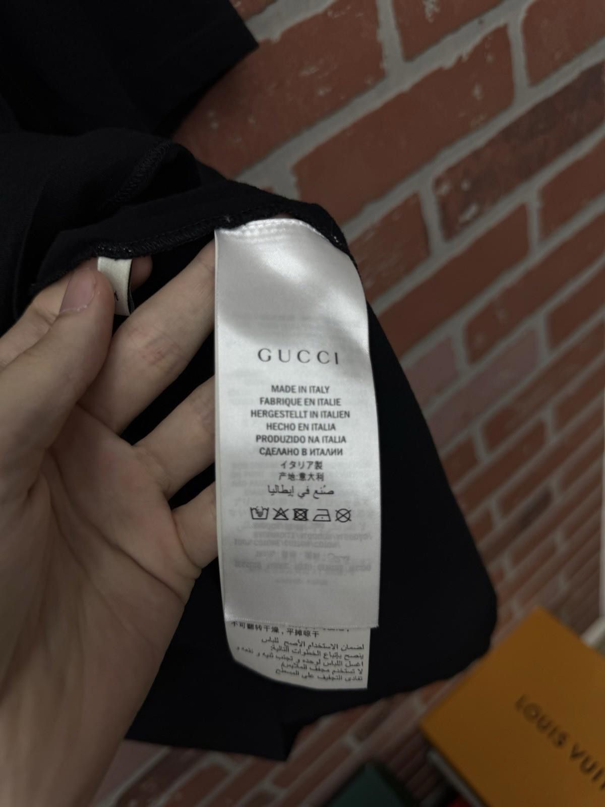Gucci Gucci Black Basic Logo Cotton Men's T-Shirt Men’s Size (M) Size US M / EU 48-50 / 2 - 11 Thumbnail