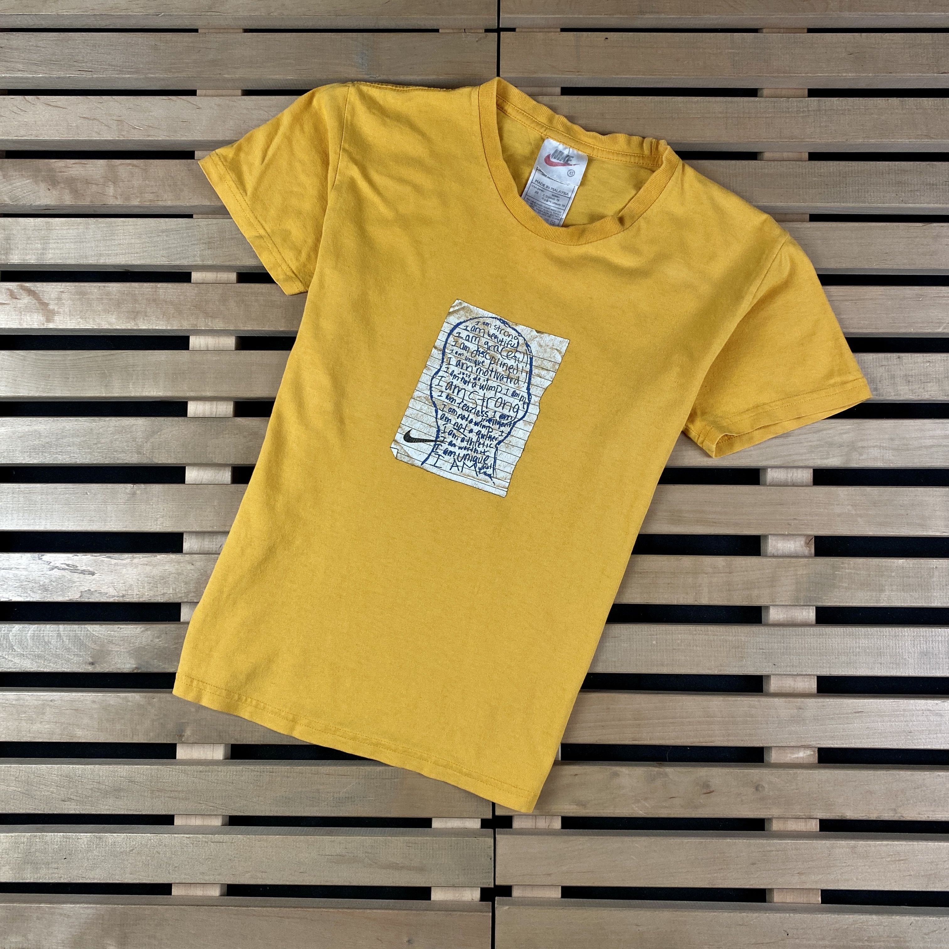 Nike × Vintage Womens Vintage T-Shirts Nike Size XS Cotton Size XS / US 0-2 / IT 36-38 - 1 Thumbnail