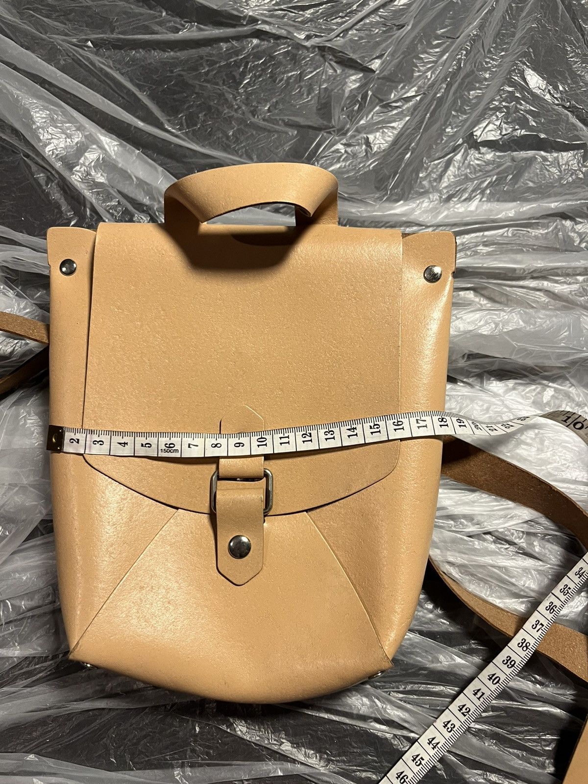 Designer FACHA Leather Backpack Size ONE SIZE - 4 Thumbnail