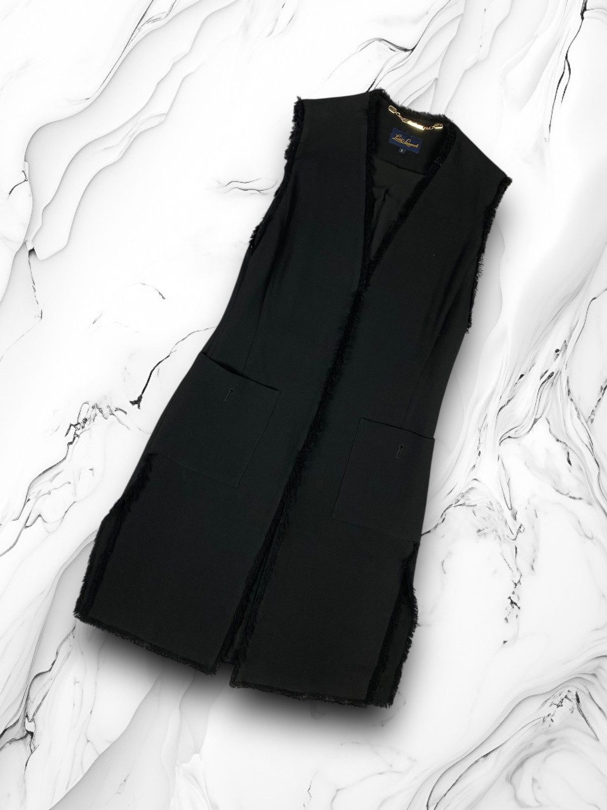 Designer Luisa Spagnoli Italy Designer Wool Long Vest Size S / US 4 / IT 40 - 1 Thumbnail