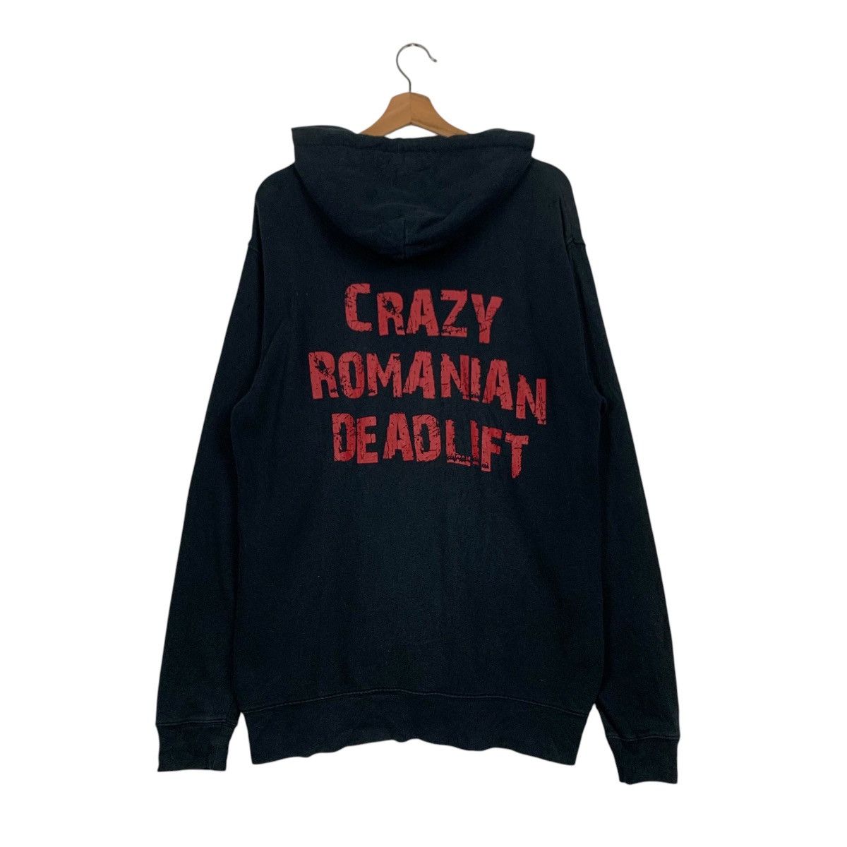Japanese Brand CRAZY ROMANIAN DEADLIFT Big Logo Zipper Hoodies #1610-C72 Size US XXL / EU 58 / 5 - 1 Thumbnail