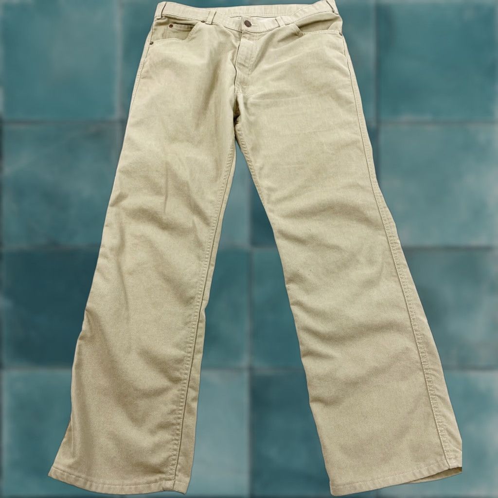 Levi's VINTAGE Levi's Pants Mens 34x29 Khaki Made In USA Khakis USA Beige 34 Mens Size US 34 / EU 50 - 1 Thumbnail