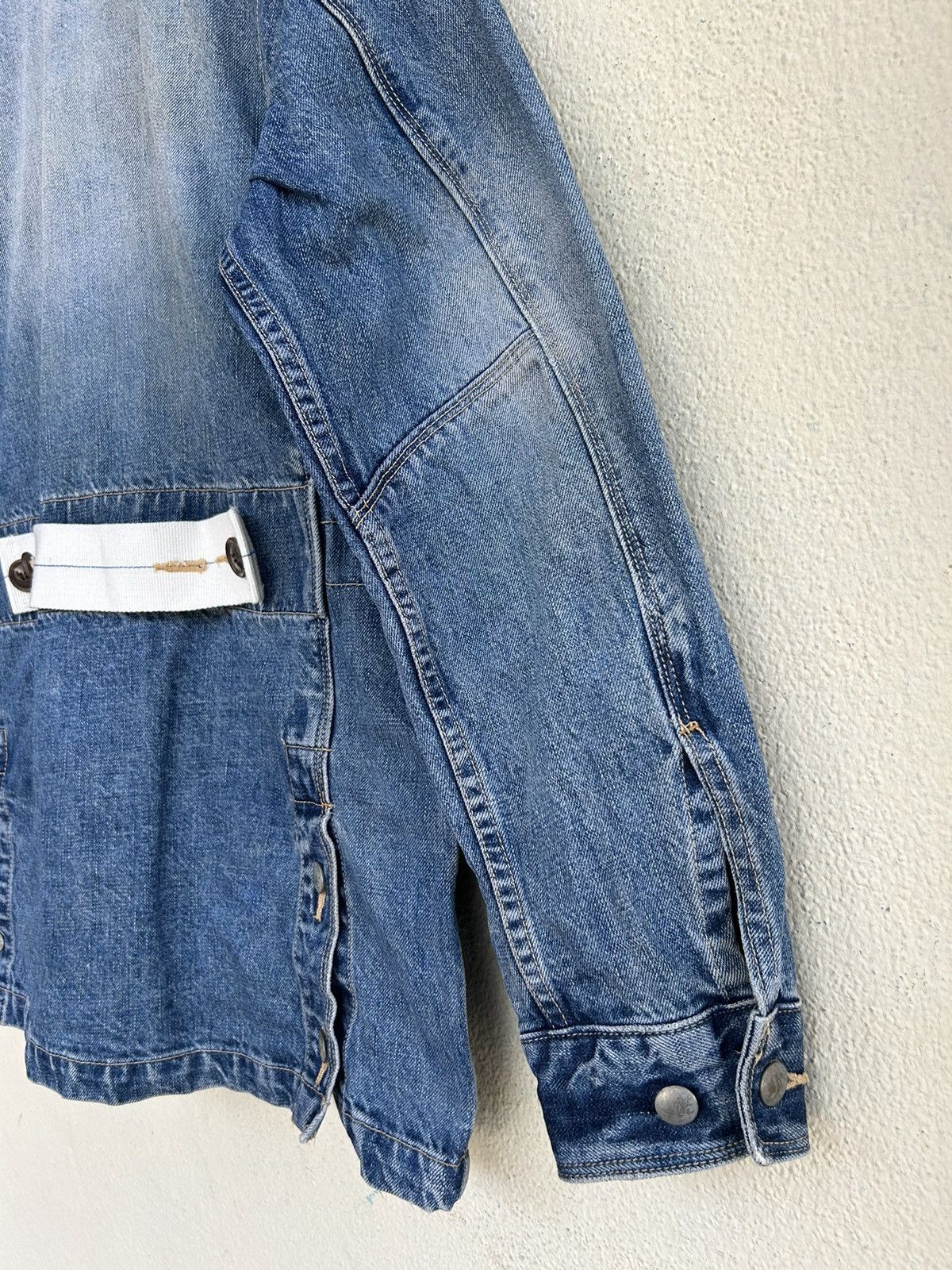 Paul Smith × R.Newbold R Newbold Multi Pocket Trucker Denim Jacket Size US M / EU 48-50 / 2 - 7 Thumbnail