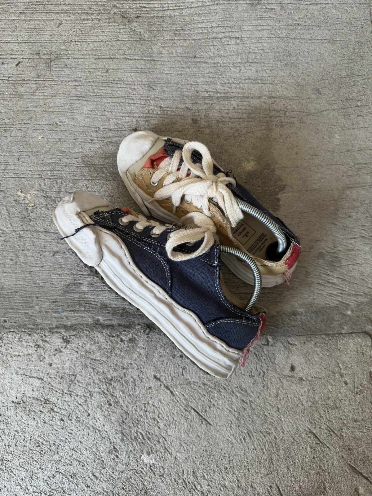 Maison MIHARA YASUHIRO Maison Mihara Yasuhiro Hank tricolor OG sole OG sole canvas Size US 6.5 / EU 39-40 - 4 Thumbnail