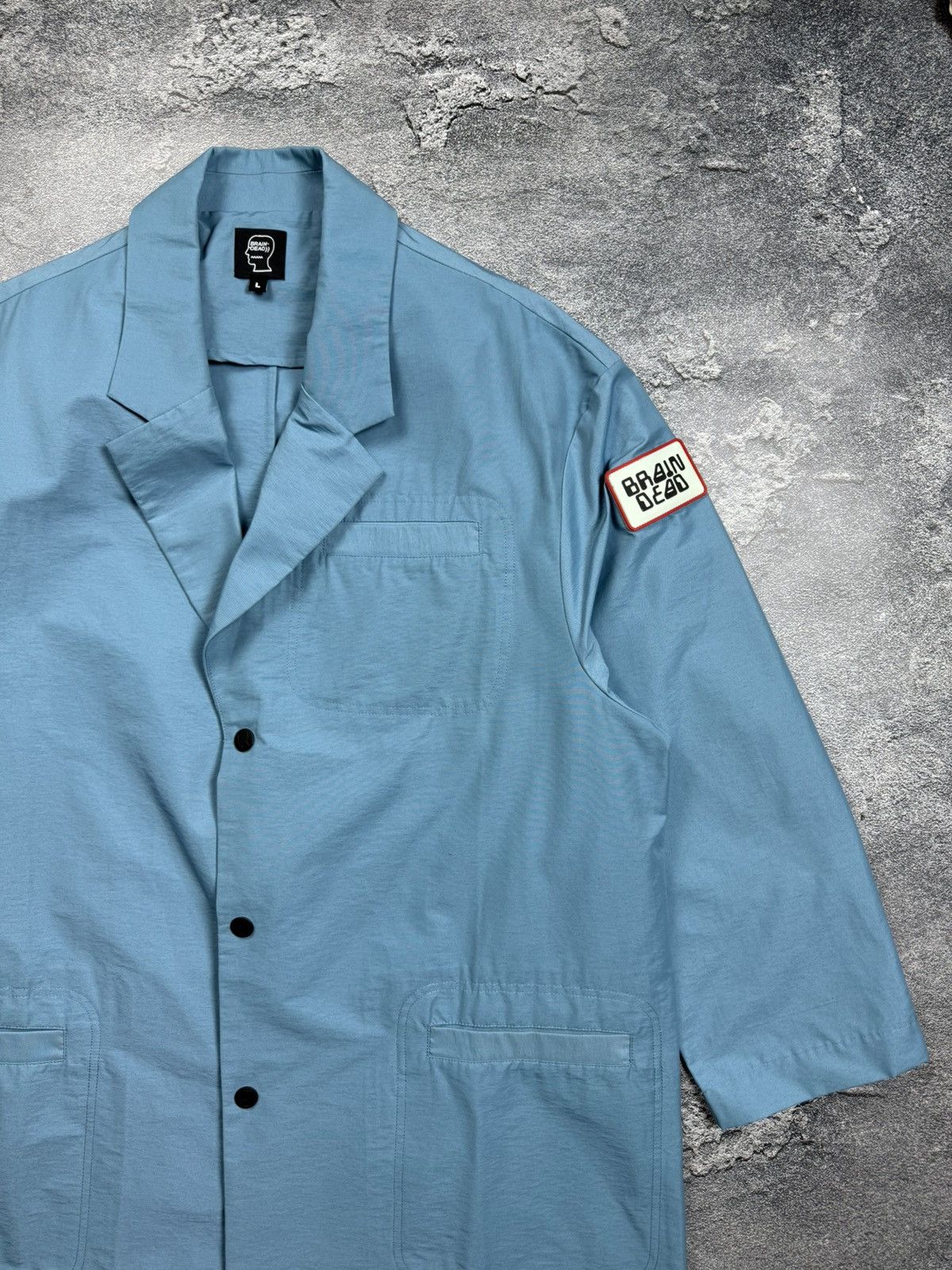 Brain Dead New Brain Dead Laboratory Topcoat Patch Logo Coat Jacket Size US L / EU 52-54 / 3 - 4 Thumbnail