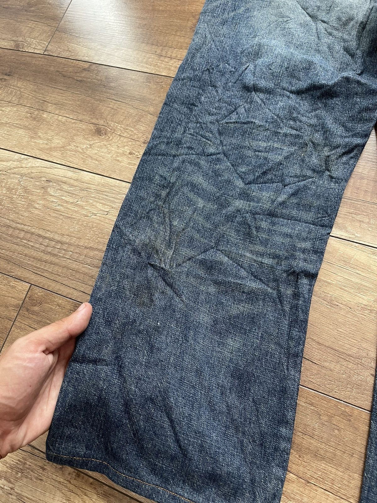 Vintage GL Heart Japan Vintage Denim Jeans Pants Cropped Size US 33 - 17 Thumbnail