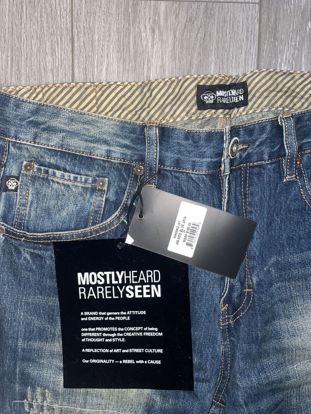 Mostly Heard Rarely Seen Size 34 MHRS Jeans Size US 34 / EU 50 - 3 Thumbnail