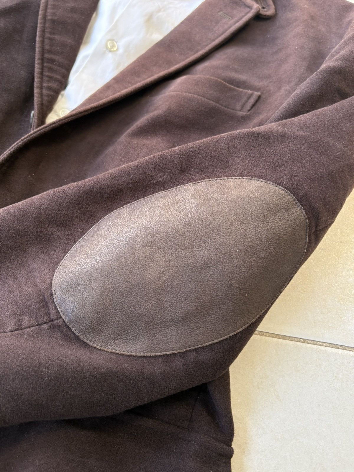Polo Ralph Lauren Brown Blazer Leather Elbow Ralph Lauren Men’s 46R Vintage Size 46R - 4 Thumbnail