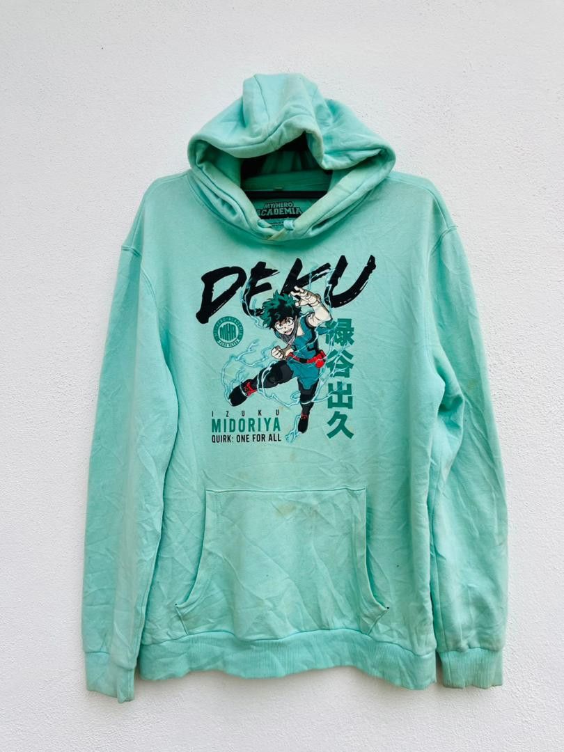 Japanese Brand Vintage My Hero Academia Deku Izuku Midoriya Hoodie Size US L / EU 52-54 / 3 - 1 Thumbnail
