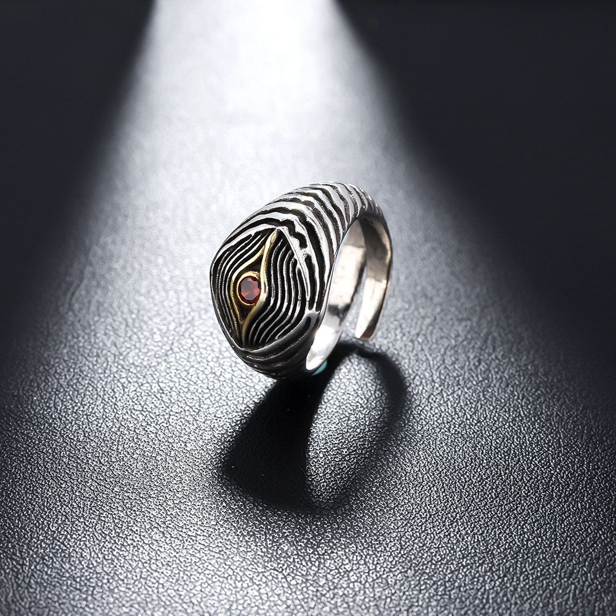 Jewelry Matchless Jewelry Rings Open Size Chrome Ring (Size 7-13) Size ONE SIZE - 6 Thumbnail