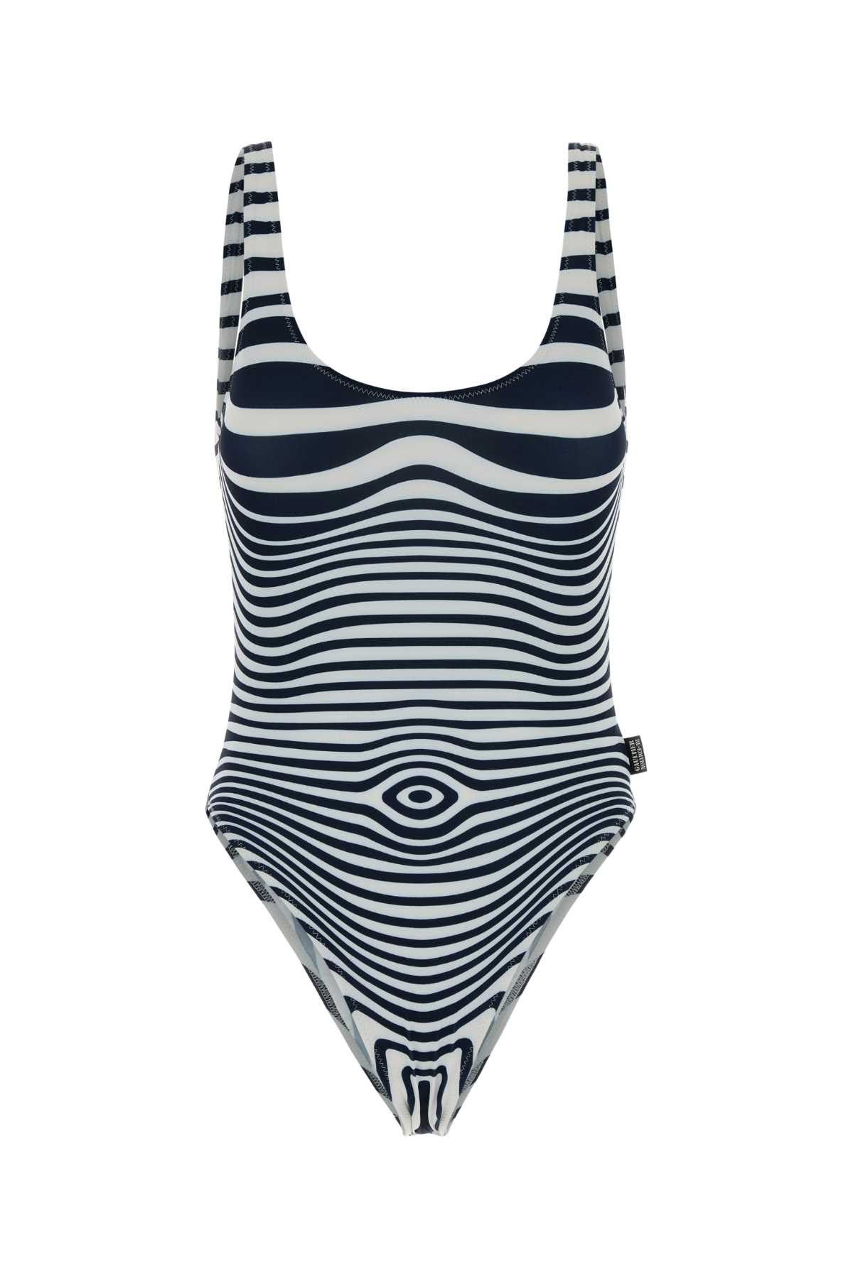 Jean Paul Gaultier Printed Stretch Polyester Swimsuit Size XS / US 0-2 / IT 36-38 - 1 Thumbnail