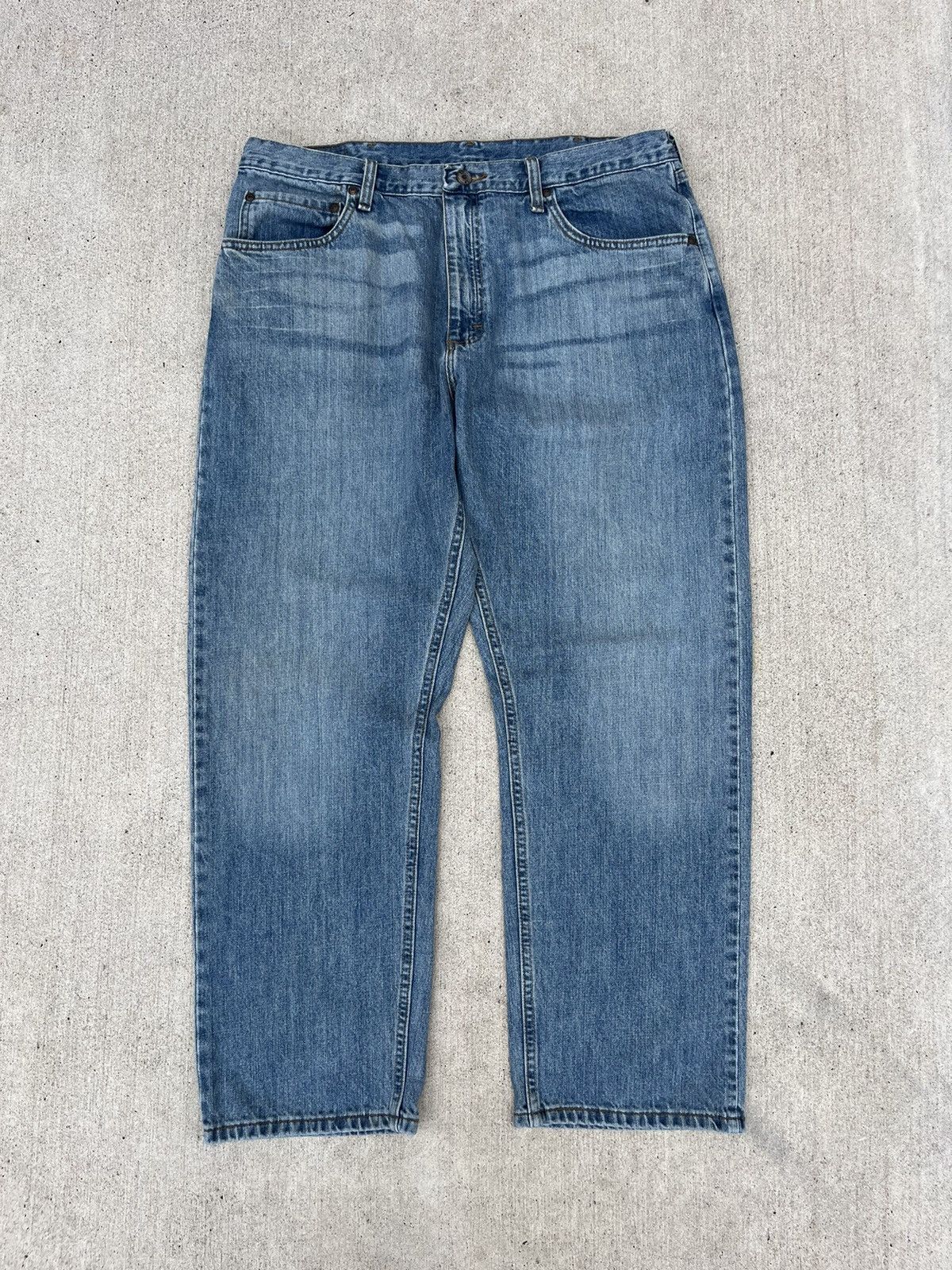 JNCO × Vintage × Wrangler Crazy Vintage Y2K Wrangler Baggy Jeans Size 38X29 Size US 38 / EU 54 - 4 Thumbnail
