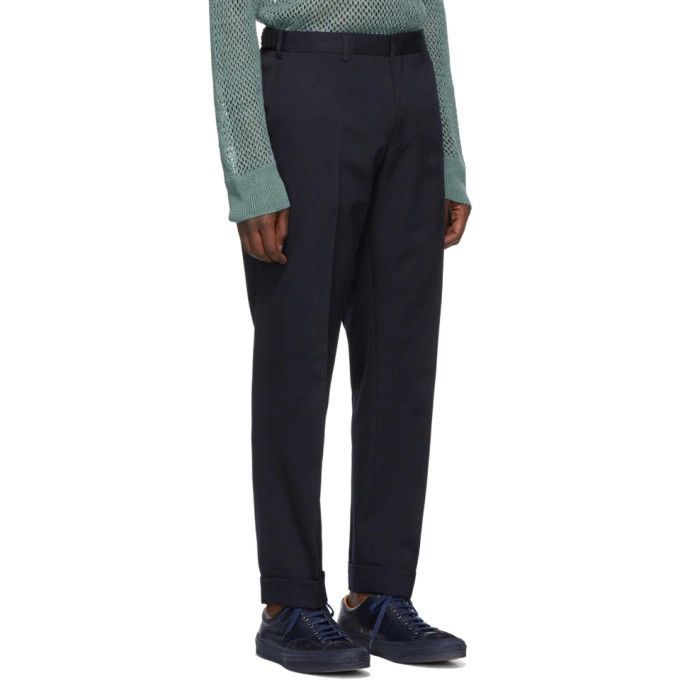Dries Van Noten Philip Tab-Waist Cotton Linen Trousers Size US 30 / EU 46 - 10 Thumbnail