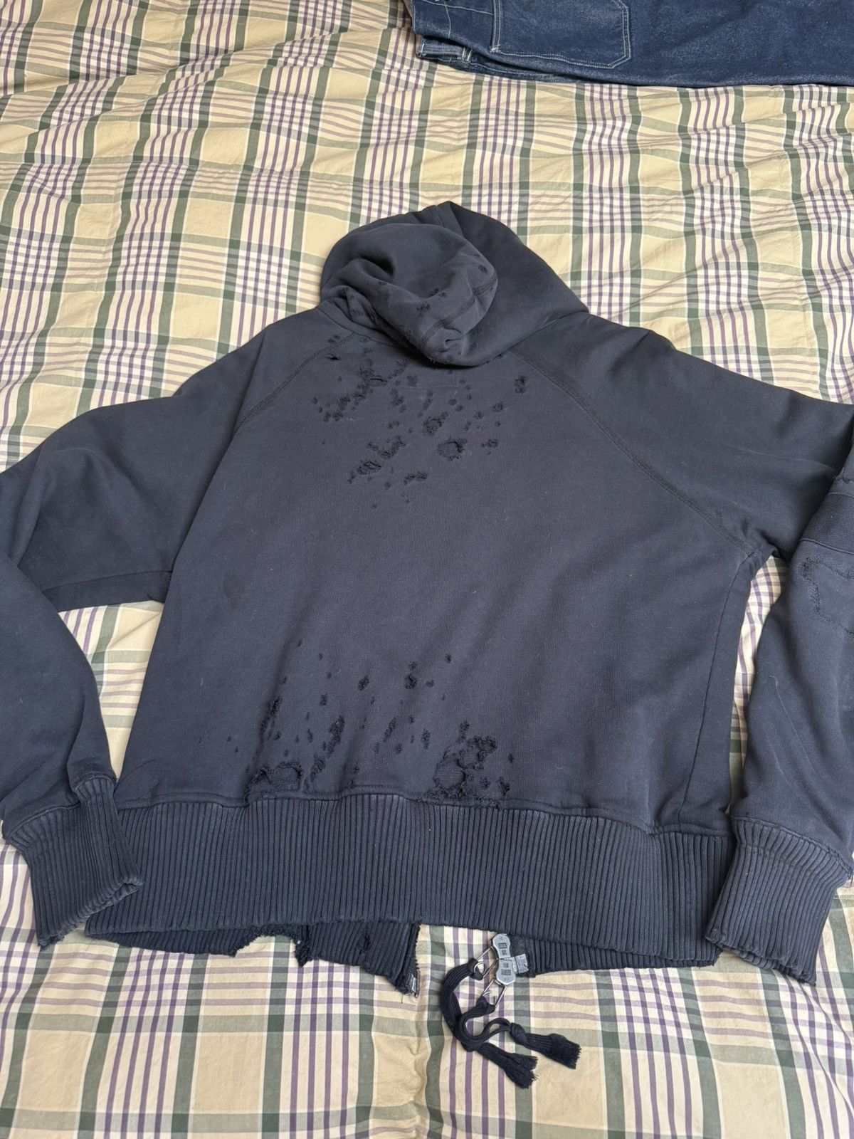 Greg Lauren Distress Greg Lauren hoodie Size US L / EU 52-54 / 3 - 7 Thumbnail