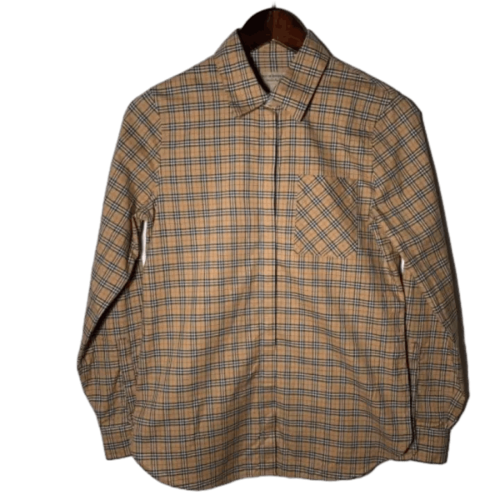Burberry Burberry Classic Check Long Sleeve Shirt 0079 Size S / US 4 / IT 40 - 1 Thumbnail