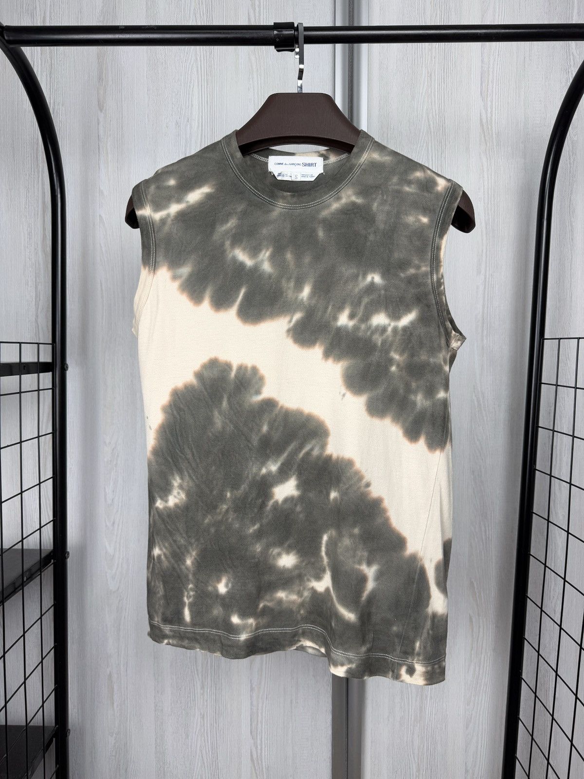 COMME des GARÇONS SHIRT Tie Dye Sleeveless Cut Sew Tank Top