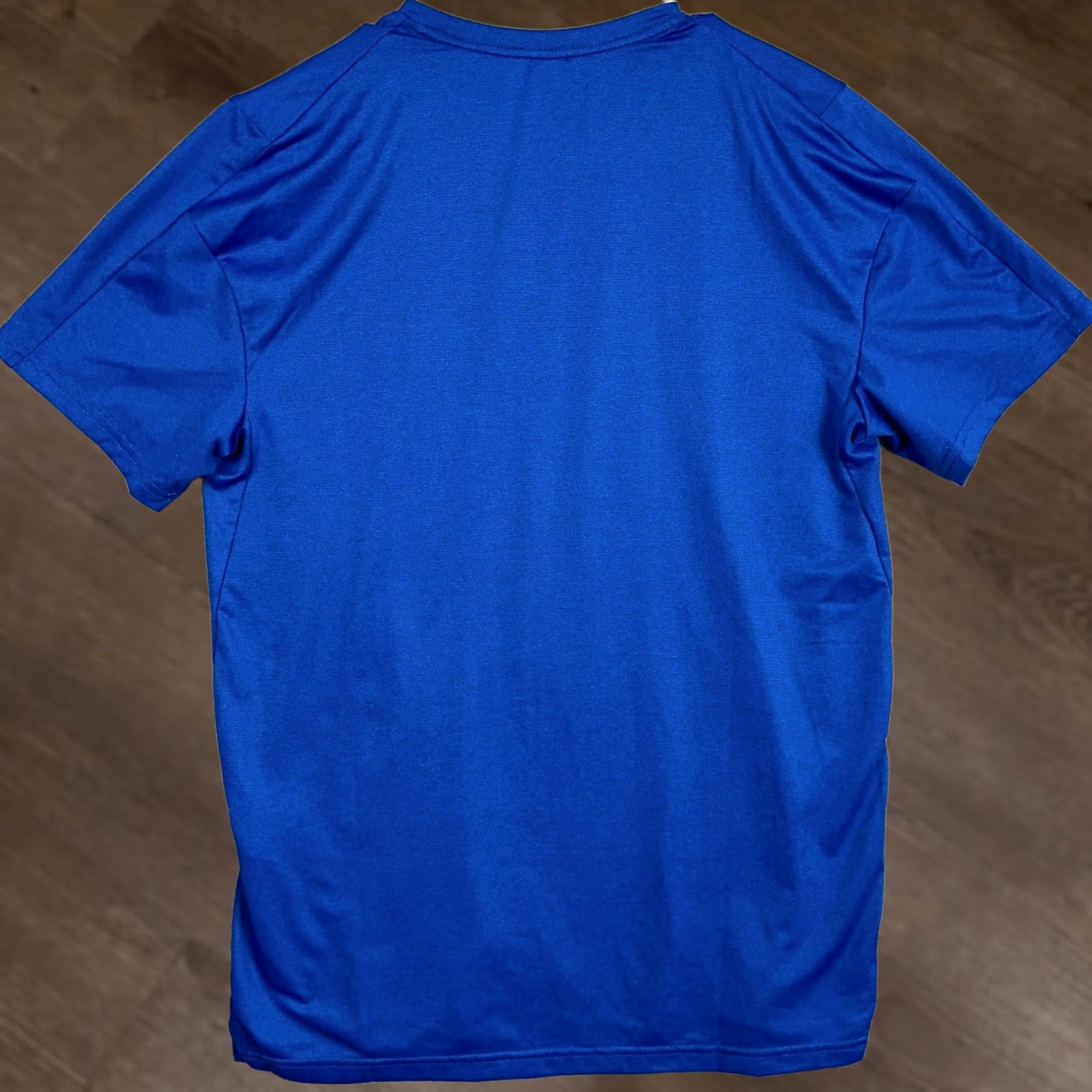 Nike Nike Dri-FIT Shirt Men Small Short Sleeve Blue Athletic T-Shirt Standard Fit Crew Neck Quick Dry Breathable Logo JS Jersey Polyester Spandex Size US S / EU 44-46 / 1 - 1 Thumbnail