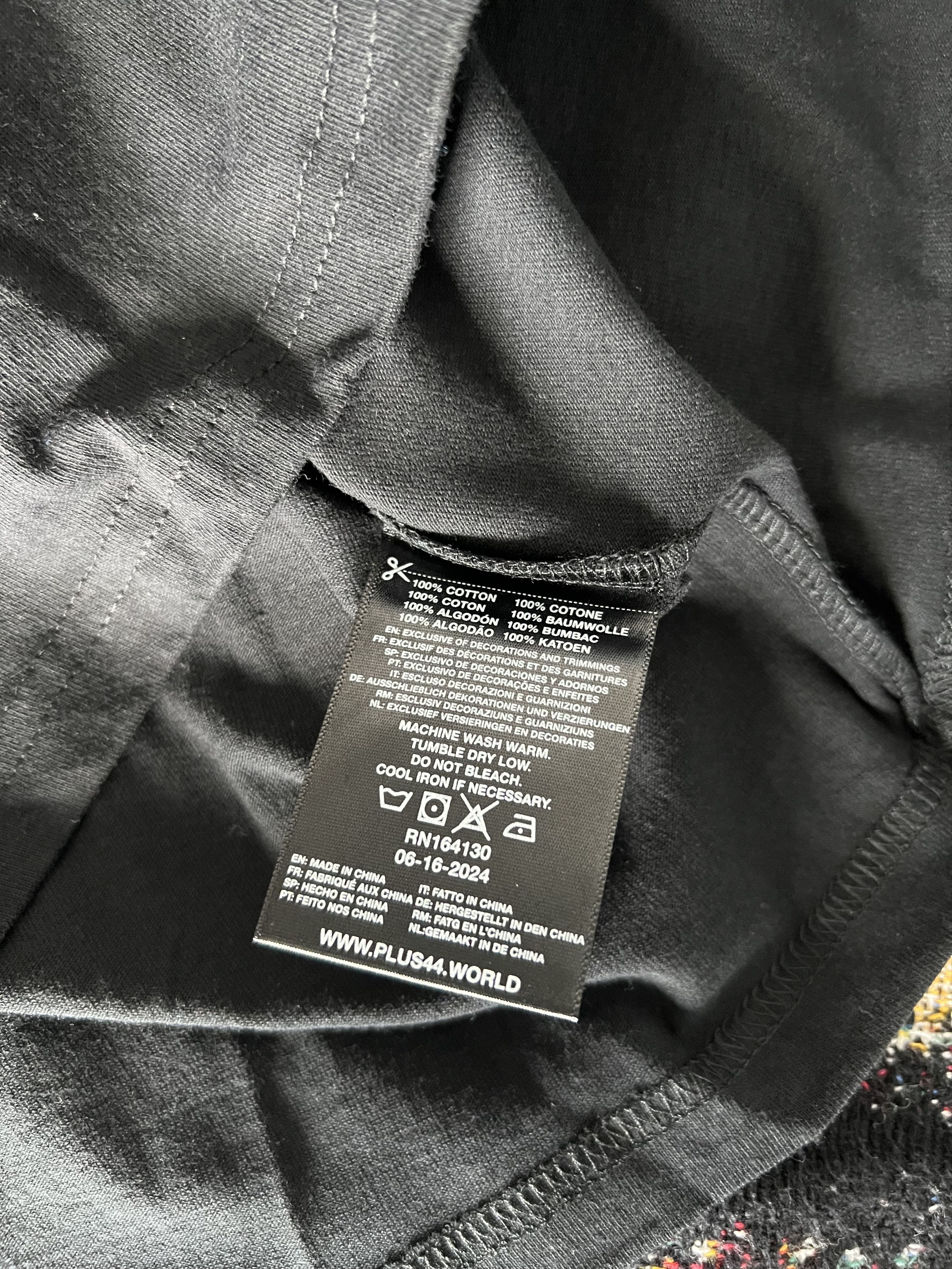+44 +44 Lewis Hamilton Crew Tee in Black Size US XL / EU 56 / 4 - 6 Thumbnail