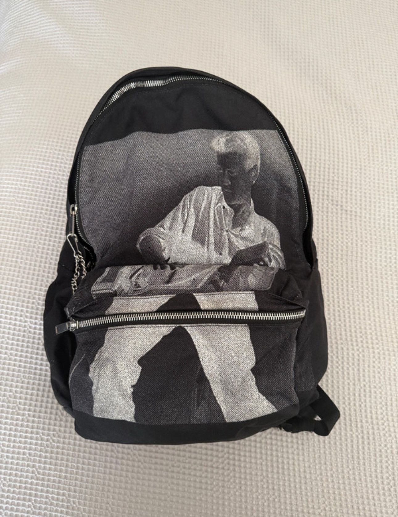 Celine x Christian marclay medium canvas backpack