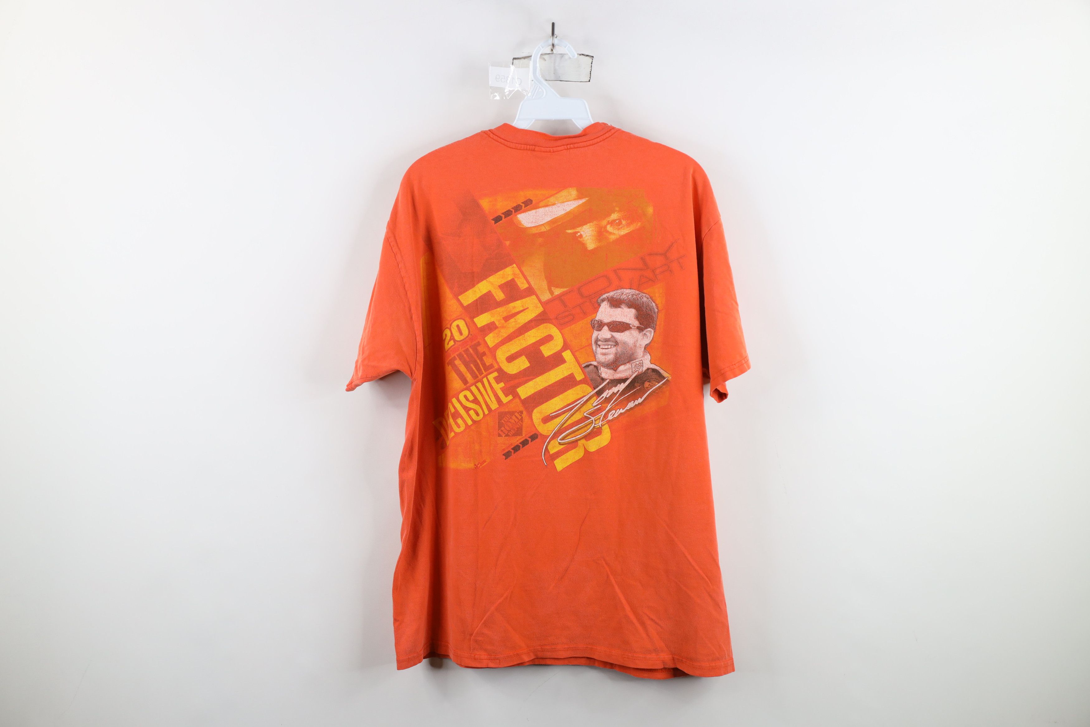 Vintage Vintage Y2K NASCAR Spell Out Tony Stewart Racing T-Shirt Size US L / EU 52-54 / 3 - 14 Thumbnail