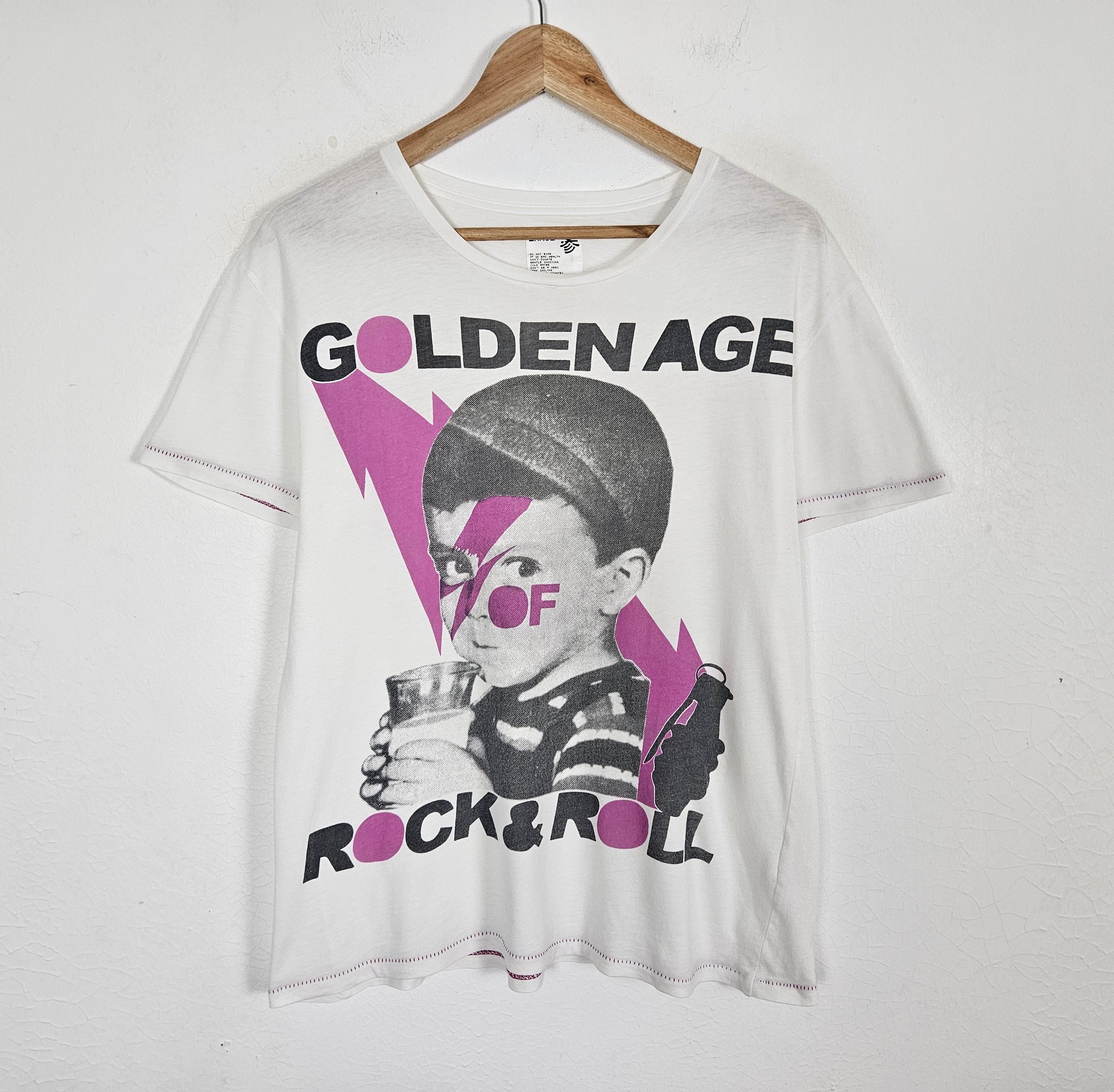 Japanese Brand × PPFM PPFM Golden Age of rock n Roll tee shirt Size US L / EU 52-54 / 3 - 2 Thumbnail