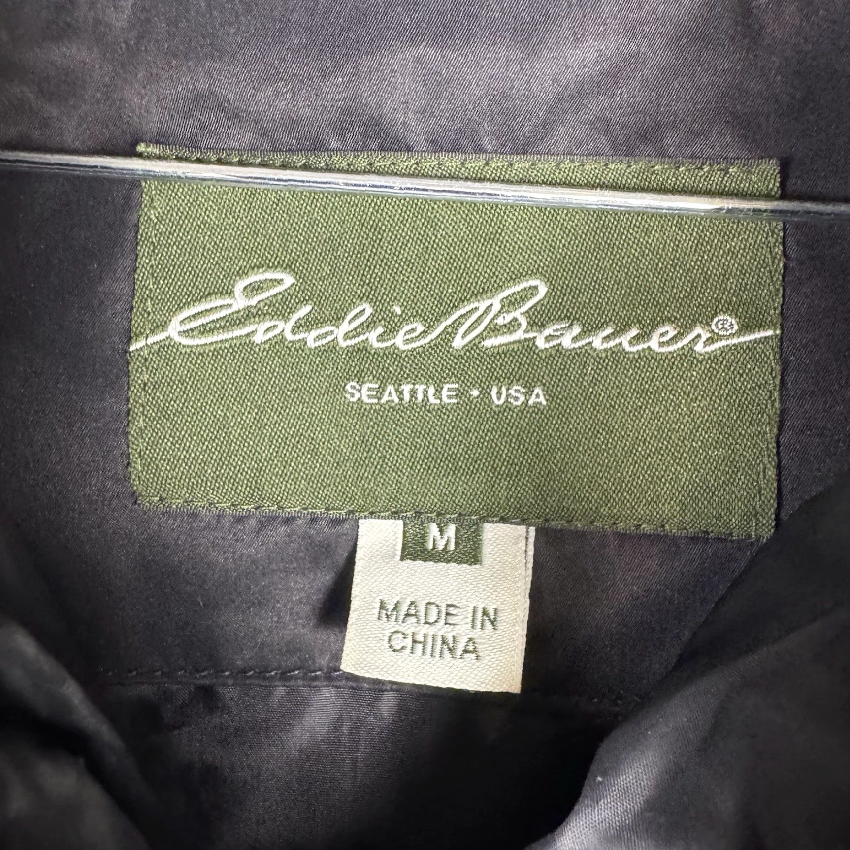 Eddie Bauer Eddie Bauer Goose Down Puffer Jacket Womens M EB650 Full Zip Pockets Quilted Black Size M / US 6-8 / IT 42-44 - 5 Thumbnail