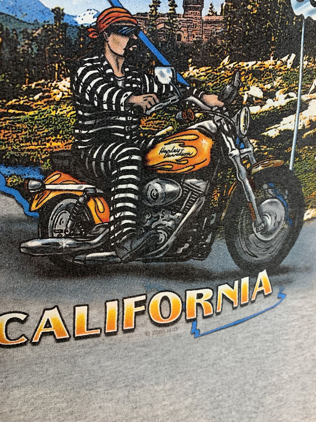 Harley Davidson *RARE* Vintage Harley Davidson Pinstripe Sleeve Zip Hoodie Size US XL / EU 56 / 4 - 6 Thumbnail