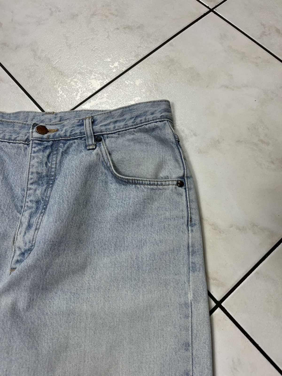 Edwin × Vintage Vintage Edwin newton slim baggy distressed denim pants jeans Size US 34 / EU 50 - 6 Thumbnail