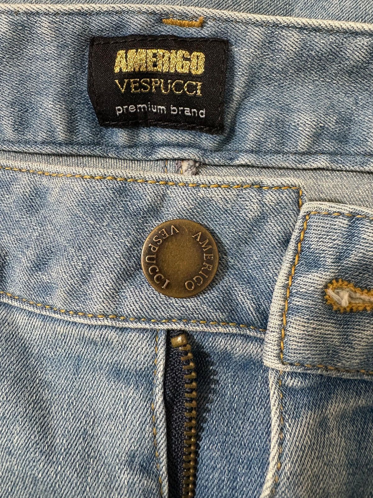 Japanese Brand Y2K x Streetwear x Amerigo vespucci Denim jeans Size US 38 / EU 54 - 6 Thumbnail