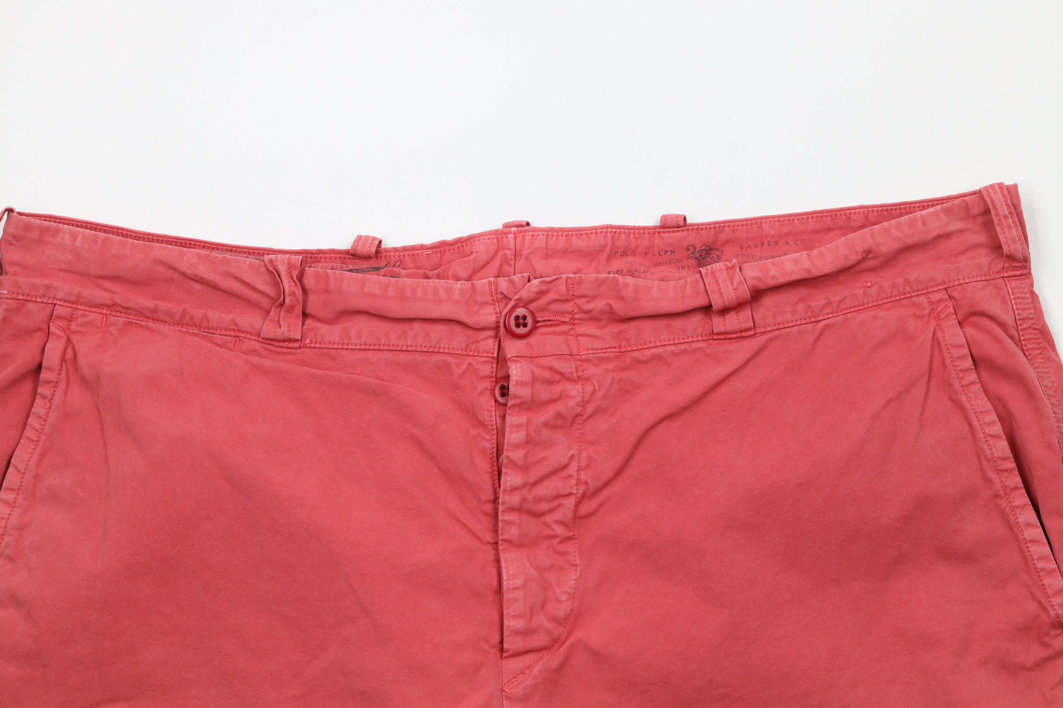 Ralph Lauren × Vintage Vintage 90s Ralph Lauren Button Fly Crown Crest Chino Shorts Size US 38 / EU 54 - 2 Thumbnail