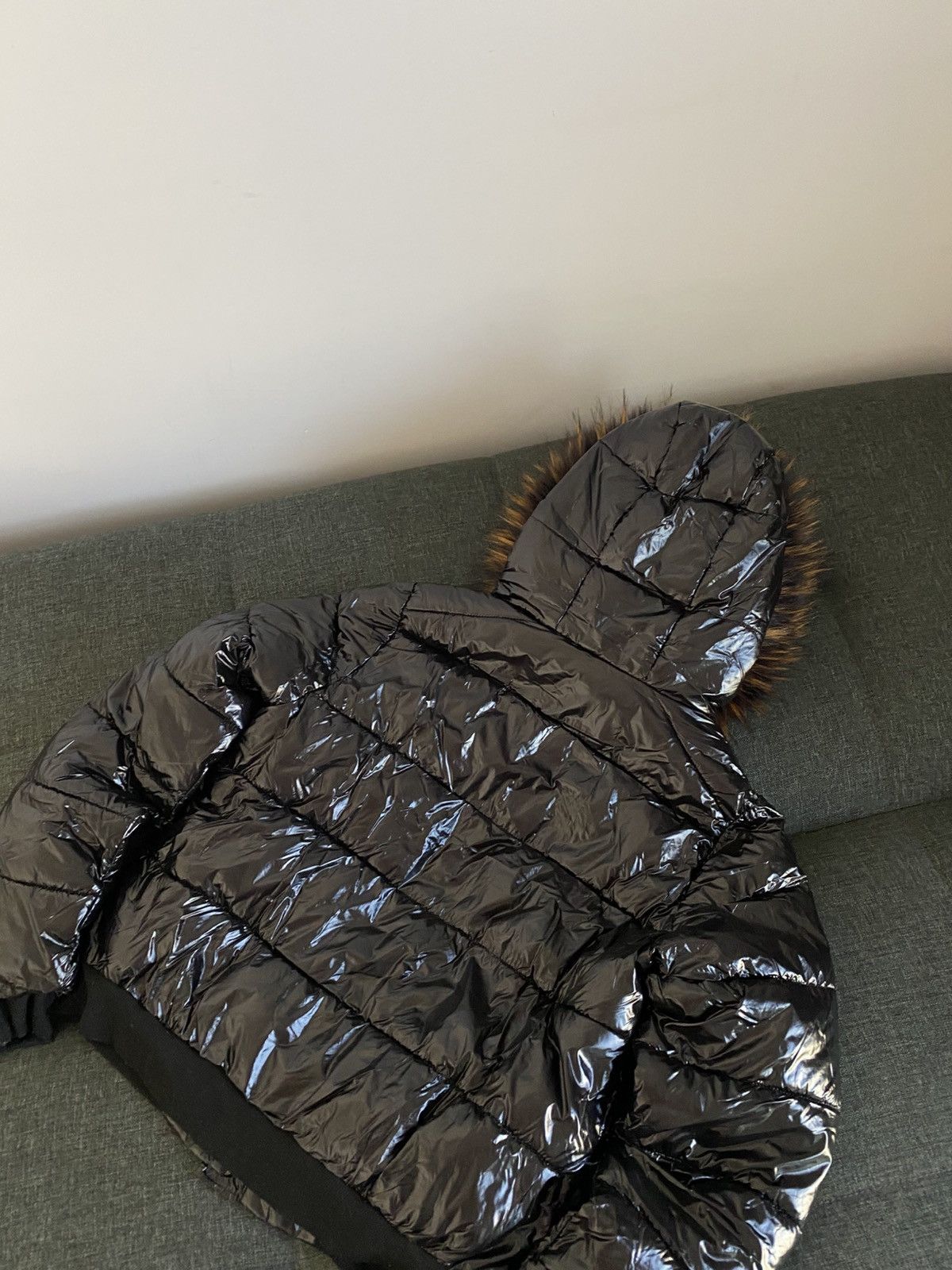 Hysteric Glamour Vintage Faux Fur Mohair Bomber Jacket Y2K Nylon Y2K Boxy Size US S / EU 44-46 / 1 - 11 Thumbnail