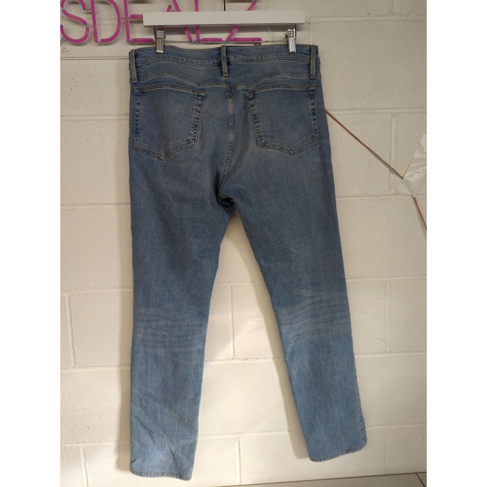 Frame Frame Mens Size 33 L’Homme Skinny Light Wash Denim Blue Jean Size US 33 - 5 Thumbnail