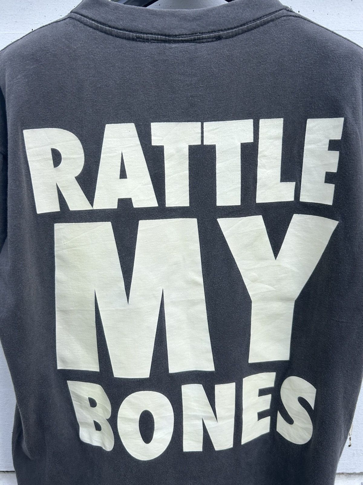 Vintage Vintage Skull Rattle My Bone Streetwear 1990 Size US L / EU 52-54 / 3 - 7 Thumbnail