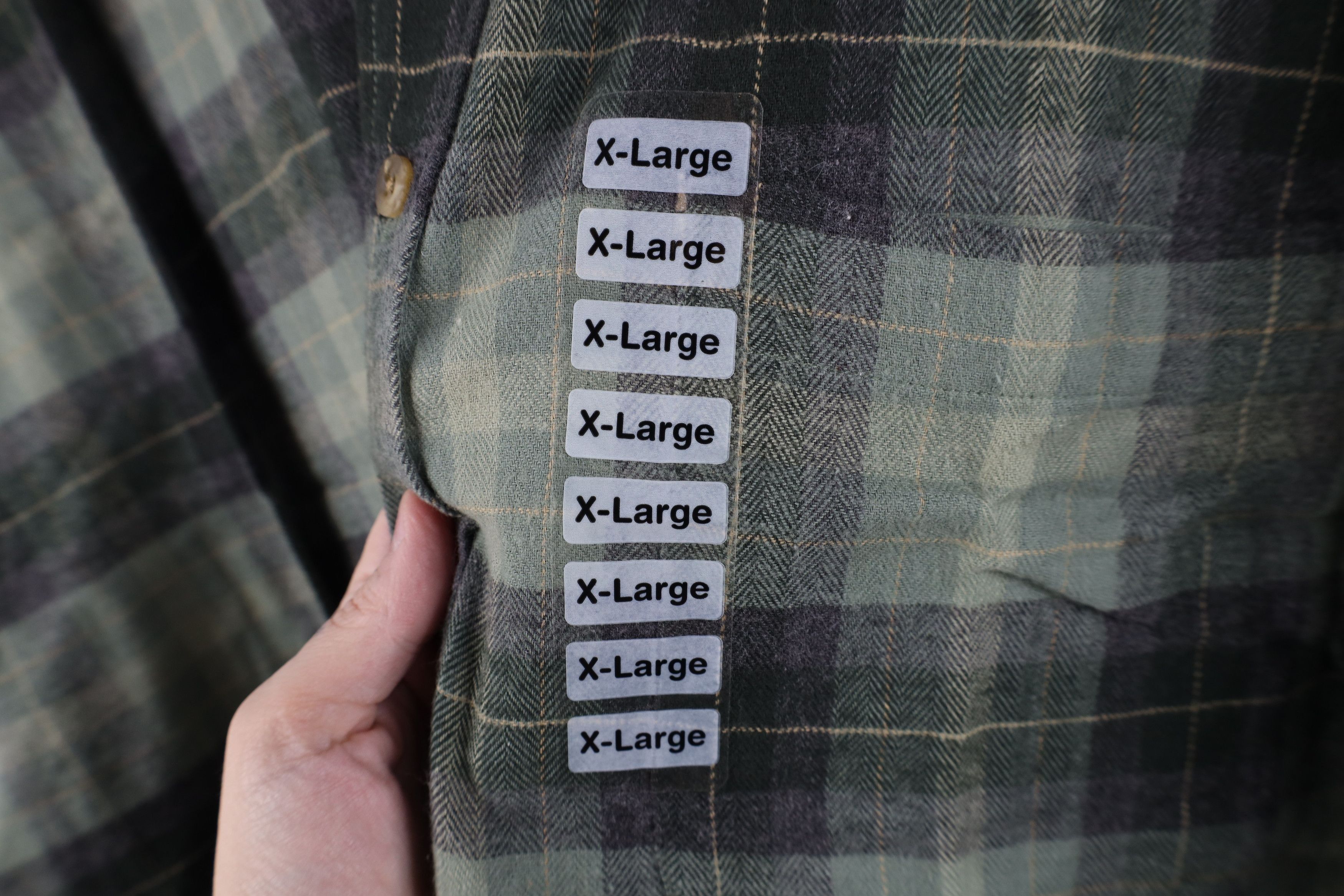 Vintage Deadstock Vintage Streetwear Plaid Flannel Button Down Shirt Size US XL / EU 56 / 4 - 5 Thumbnail